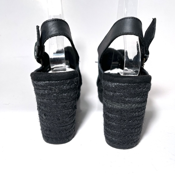 Toms Ibiza Black Platform Slingback Sandals - Picture 7 of 9